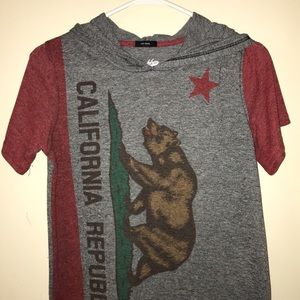 California Republic Hooded T-Shirt
